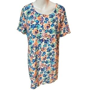 Urban Outfitters Coincidence & Chance Neon Floral Shift Dress Size M